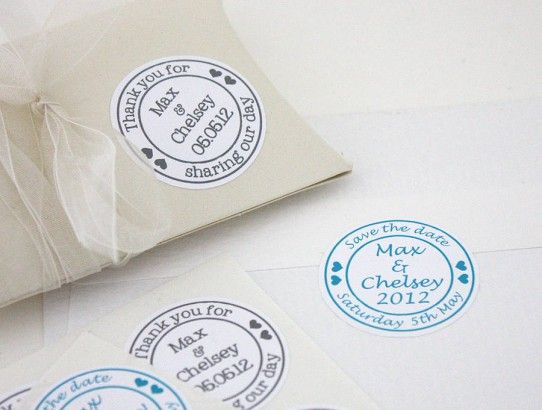 Pegatinas personalizadas para bodas