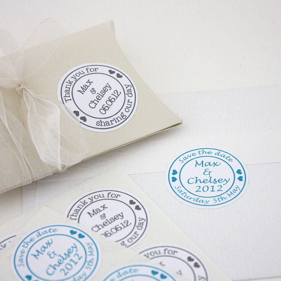 Pegatinas personalizadas para bodas